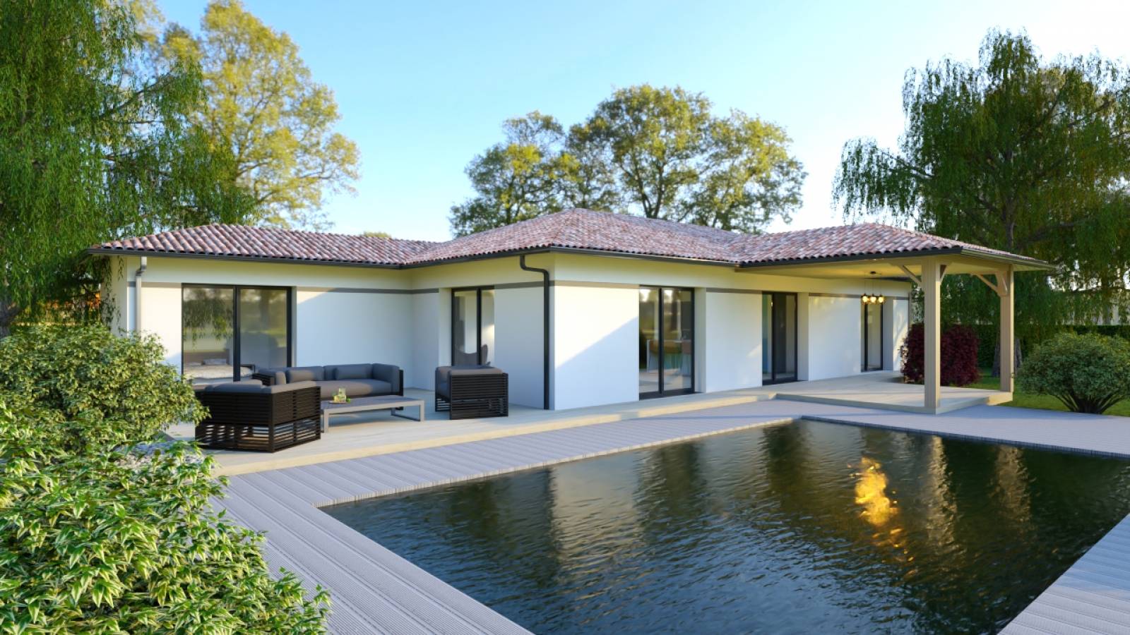 Maison 115m² en bord de forêt à Belin-Beliet