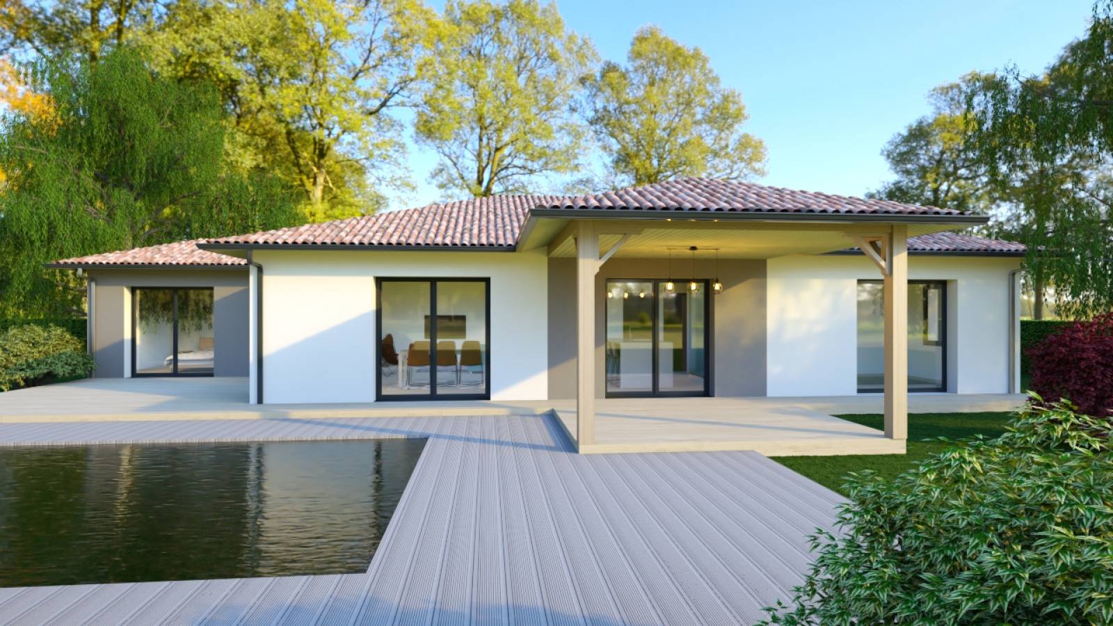 Maison 115m² en bord de forêt à Belin-Beliet