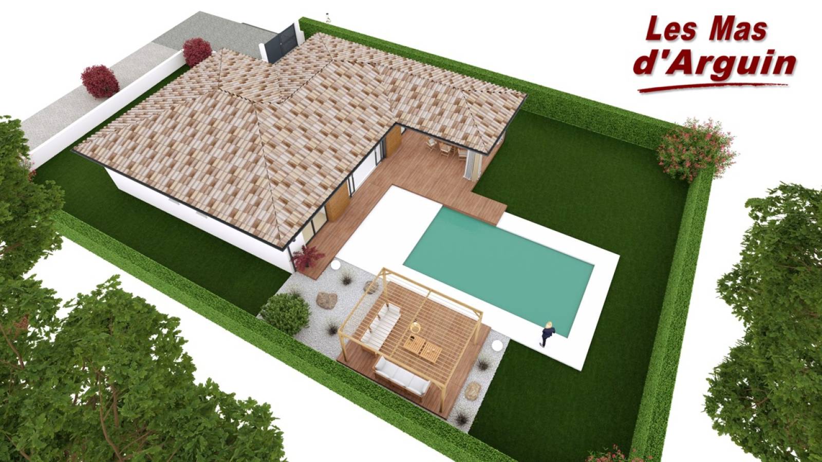 Vente maison neuve 110 m² RE2020 avec terrasse et terrain à Gujan-Mestras - Terrain constructible et maître d’œuvre local à disposition