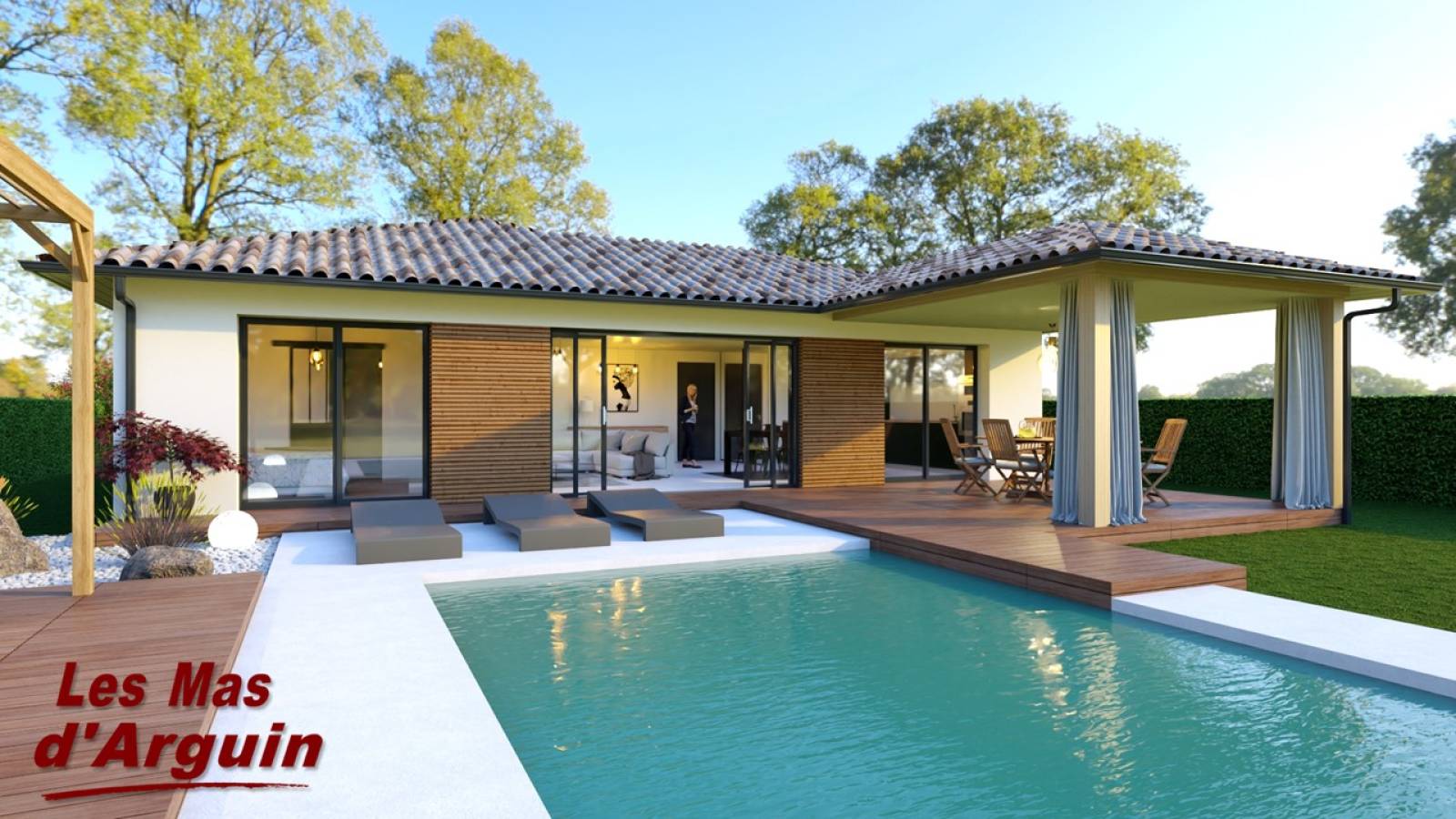 Vente maison neuve 110 m² RE2020 avec terrasse et terrain à Gujan-Mestras - Terrain constructible et maître d’œuvre local à disposition