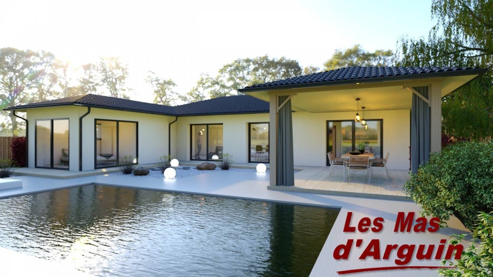 GUJAN-MESTRAS - MAISON 95M² + GARAGE