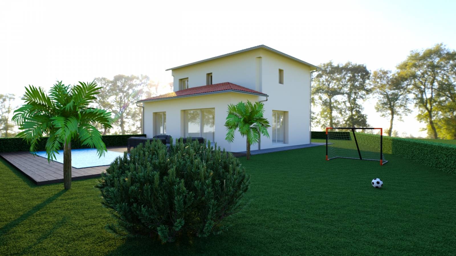 Projet de construction maison contemporaine la teste de buch bassin d'arcachon les mas d'arguin constructeur bordeaux sanguinet parentis en born Mimizan