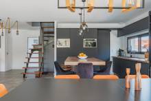 Maison moderne climatisée avec suite parentale, bureau et vaste séjour lumineux à Cazaux 33260 La Teste-de-Buch