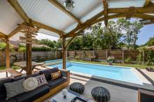 Maison d'inspiration Arcachonnaise avec sa belle terrasse couverte