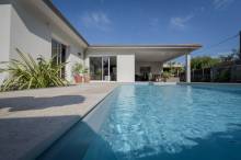 Projet 3D pour la construction d'une maison moderne à l'architecture sobre à Gujan-Mestras