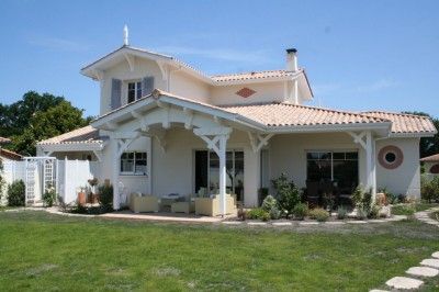 Maison à étage Style Arcachonnais sur Bassin d'Arcachon